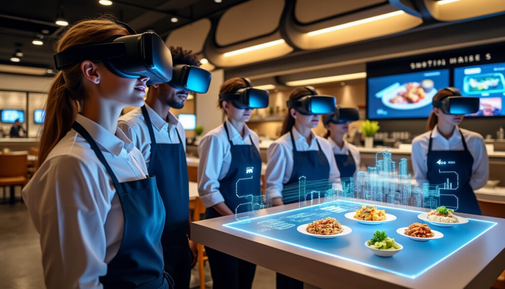 découvrez comment la réalité virtuelle révolutionne la formation des serveurs en offrant des expériences immersives et interactives pour améliorer les compétences et le service client dans la restauration.