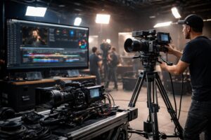 découvrez les techniques de réalisation cinéma en utilisant les caméras red komodo, blackmagic, et le logiciel davinci resolve pour un montage et un étalonnage professionnels.